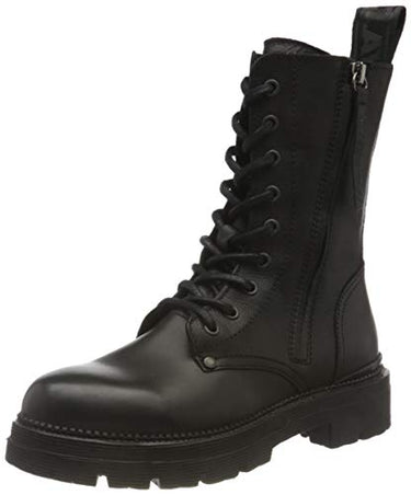 REPLAY Damen Mid Boot Stiefel mit Schnürsenkeln, Schwarz (Black 003), 36 im Sale